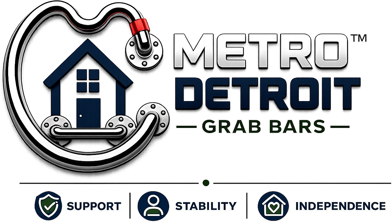 Metro Detroit Grab Bars™ — official logo
